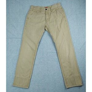 ORISUE sz 30 (act 29X28.5) Mens Beige Tan Tailored Fit Cotton Casual Chino Pants